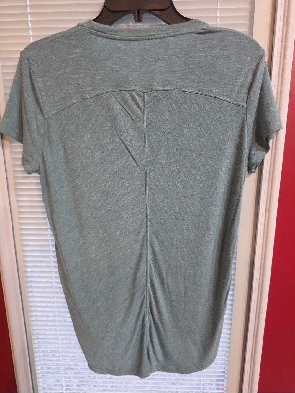 Avia Teal Twist-Front Short Sleeve Tee - Picture 3 of 3